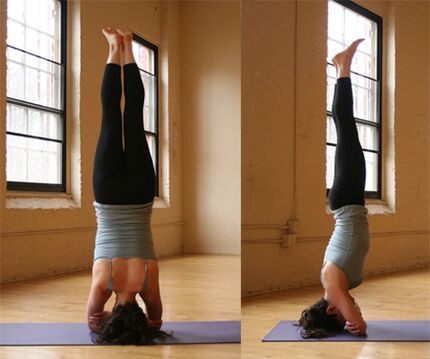 headstand yoga for weight loss